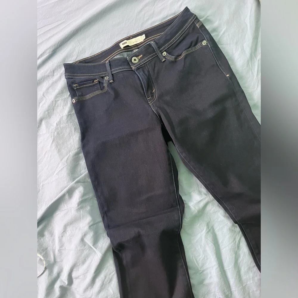 Levi Curvy 529 Skinny Leg Dark Blue - Picture 2 of 9